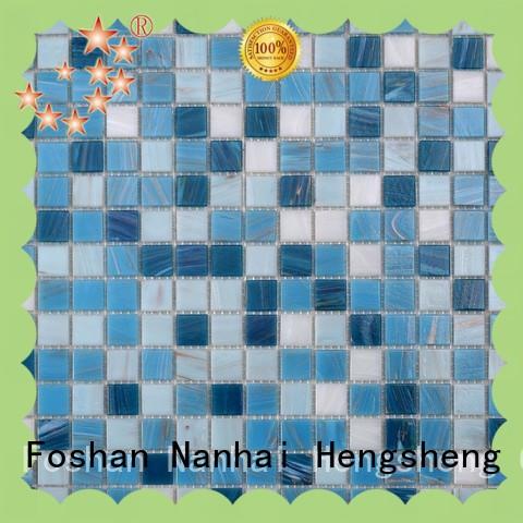 2x2 beige mosaic tiles floor factory for spa