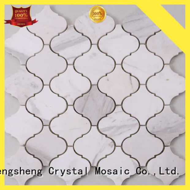 Heng Xing hexagon blue grey mosaic tiles Suppliers for kitchen