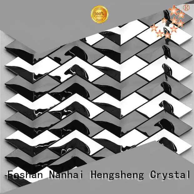 Heng Xing gray glass mosaic tiles series for hotel