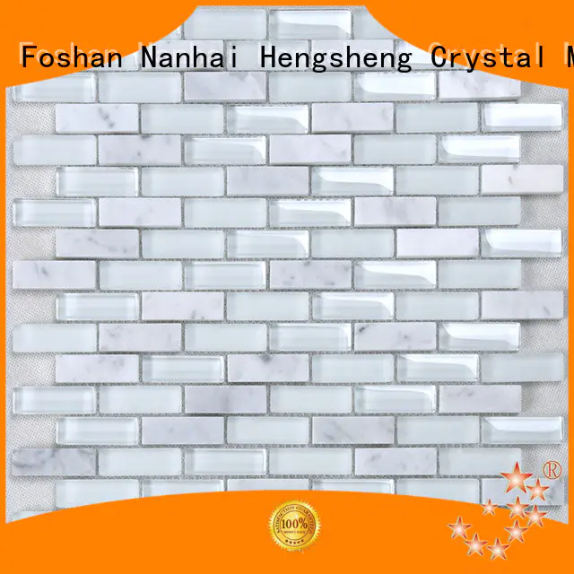 Heng Xing electroplated white ceramic tile company for hotel