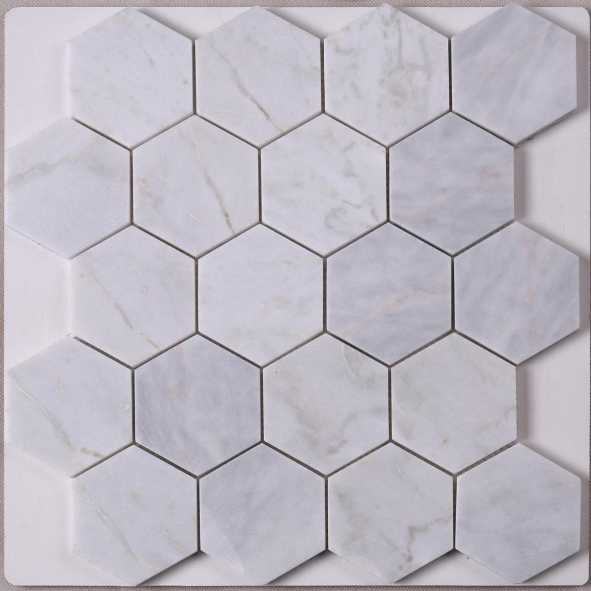 Heng Xing quality mosaic glass tile white for villa-1