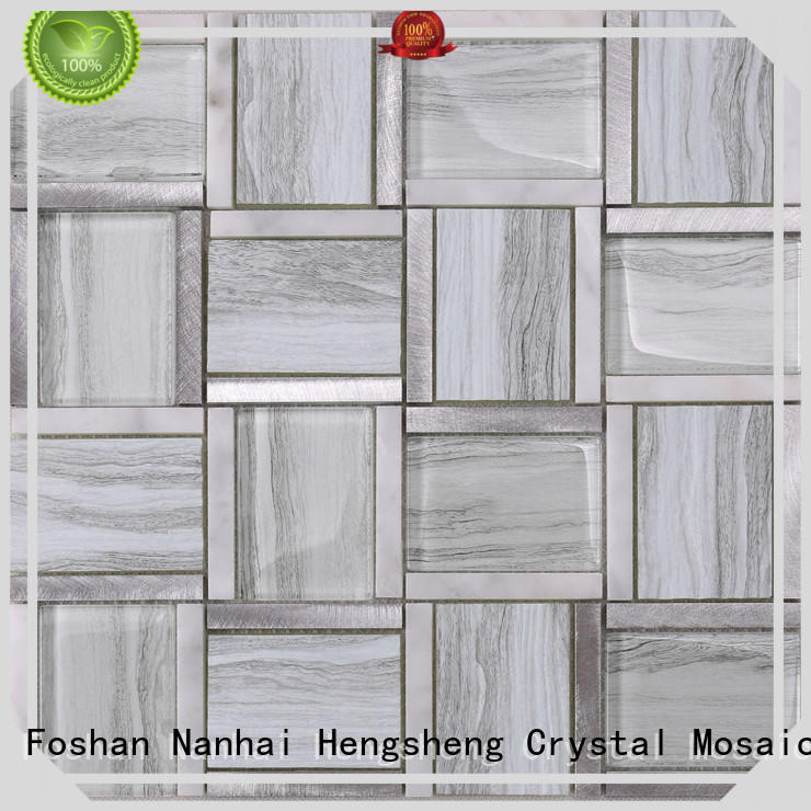 Heng Xing beveled glass subway tile backsplash subway for hotel