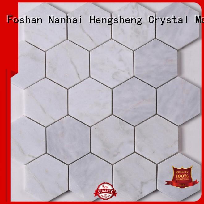 Heng Xing Best crystal glass mosaic tiles suppliers Suppliers for hotel