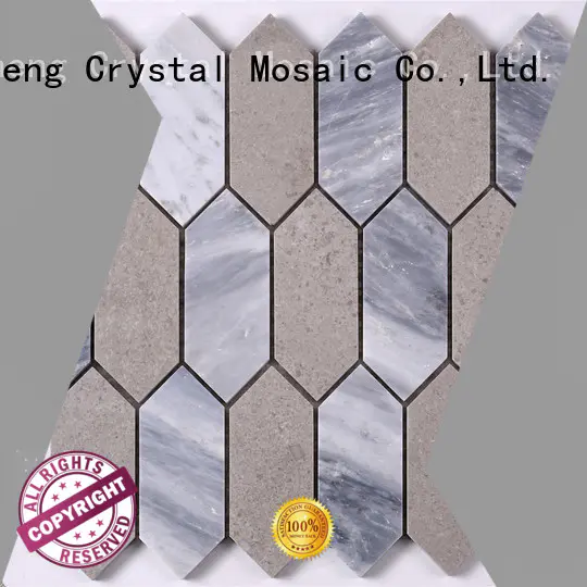 Heng Xing stone glass mosaic new designs directly sale for kitchen
