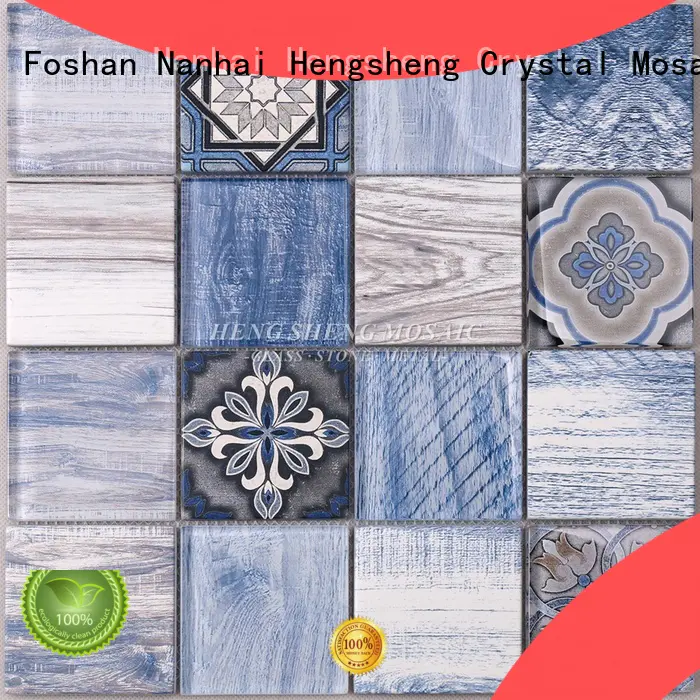 Heng Xing Top glass pool tile for sale Supply for living room