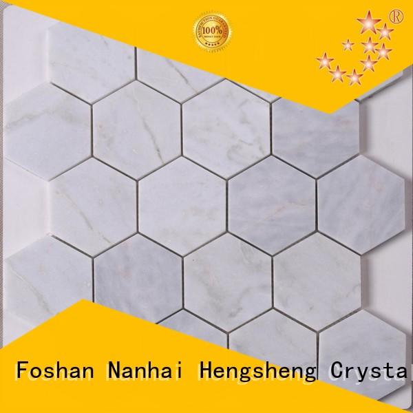 Heng Xing golden mosaic tile art Suppliers for bathroom