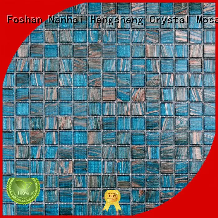 Heng Xing light mosaic effect tiles factory for fountain