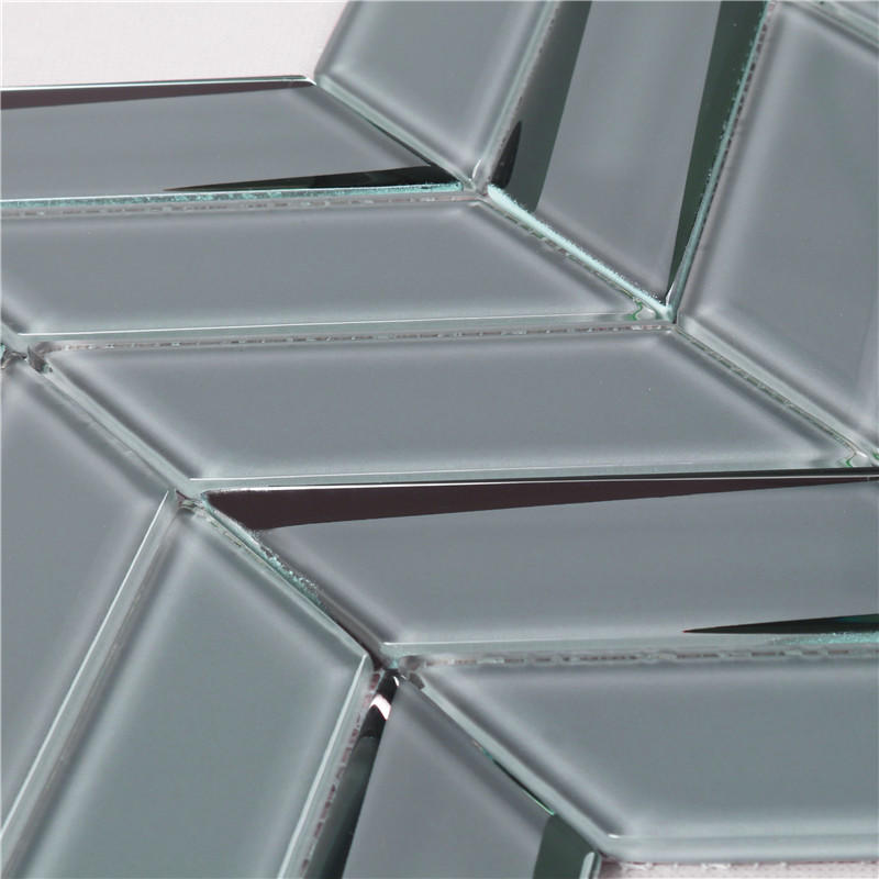 3x3 grey mosaic tiles iridescent Suppliers for bathroom-3