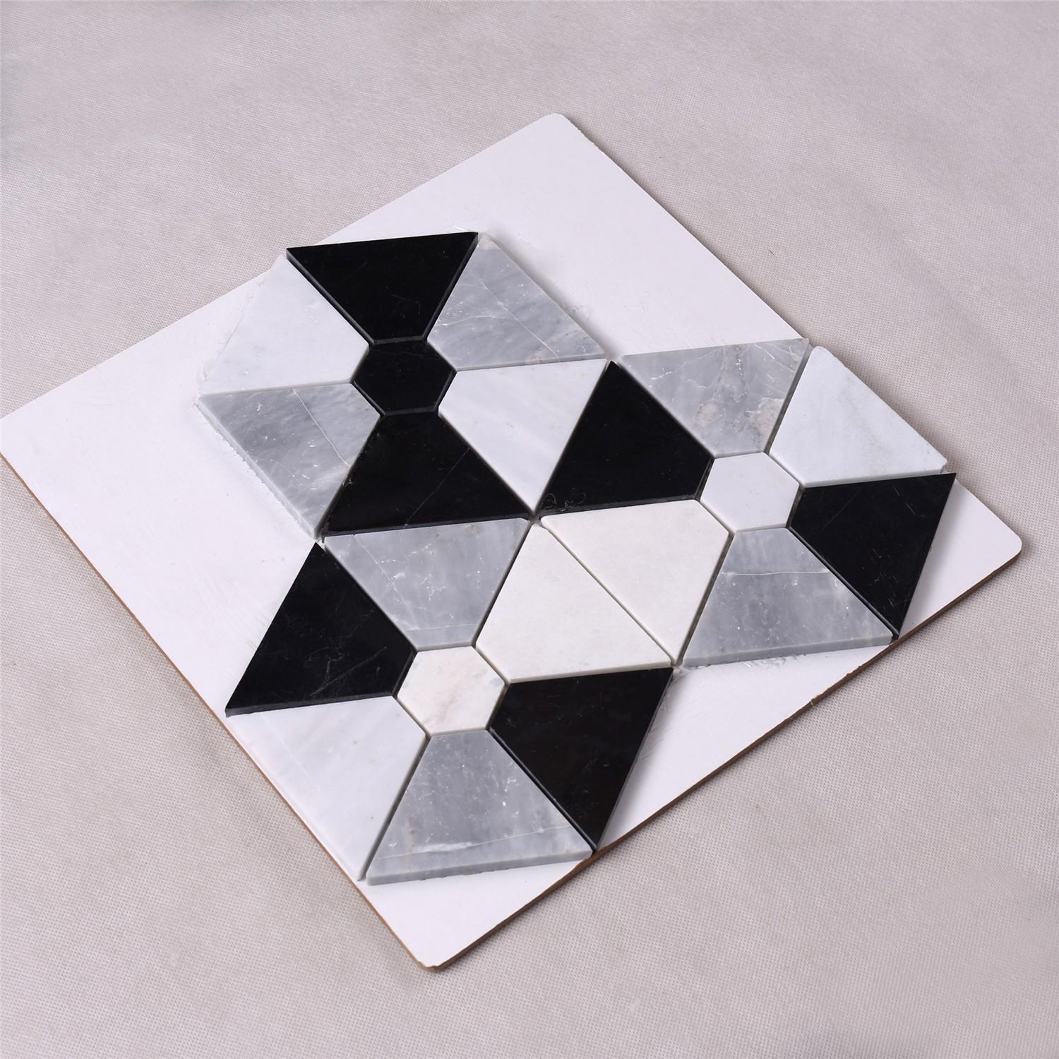 Heng Xing hexagon mosaic tile company Supply for hotel-2
