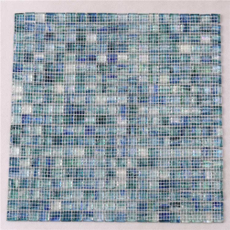Heng Xing hand cutting glass mosaic tile Suppliers for swimming pool-3