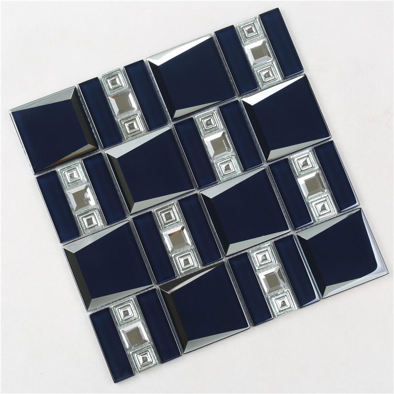 Heng Xing metal glass mosaic tile backsplash factory price for villa-3