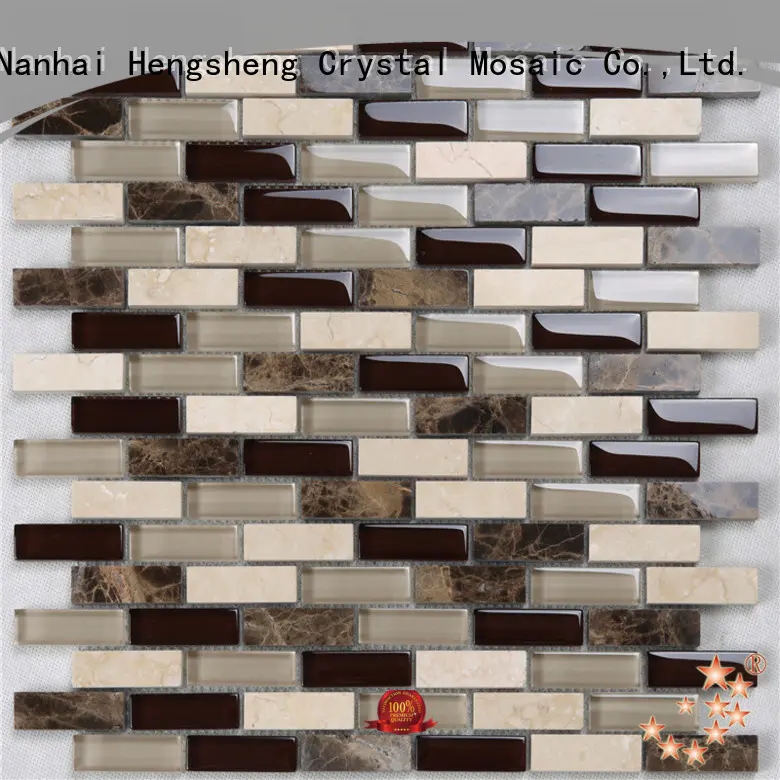 Heng Xing printing herringbone tile supplier for hotel
