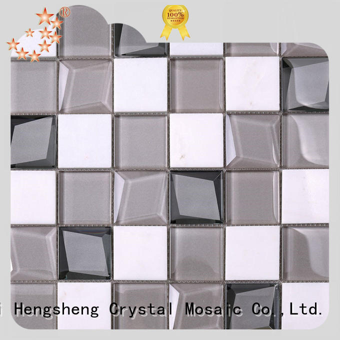 Heng Xing 3x4 mosaic kitchen backsplash factory price for hotel
