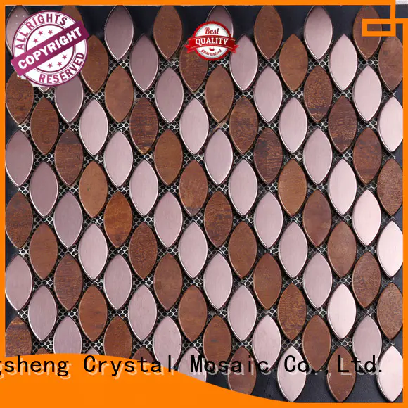 Heng Xing gray chinese glass mosaic tiles factory company for backsplash