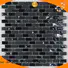 Heng Xing metal stone glass mosaic tilessmoky mountain square tiles with marble backsplash wall stickers Supply for bathroom