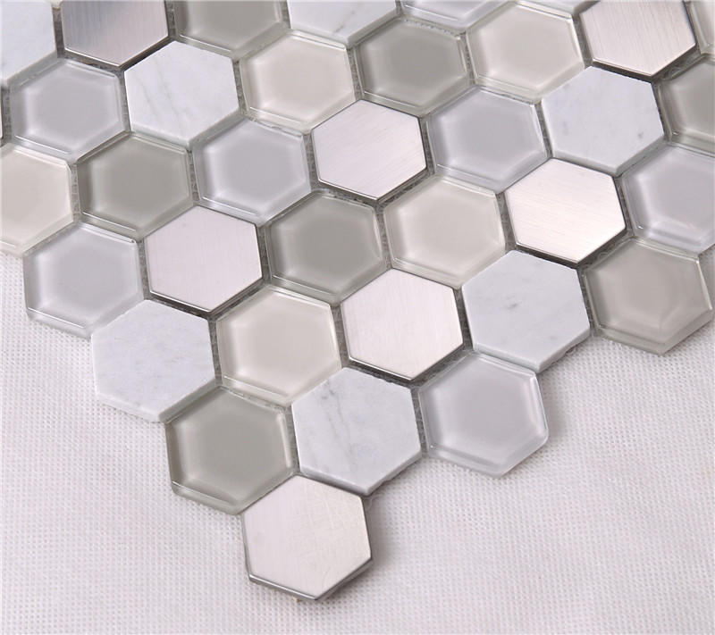 Top bliss tile backsplash metallic Supply for living room-3