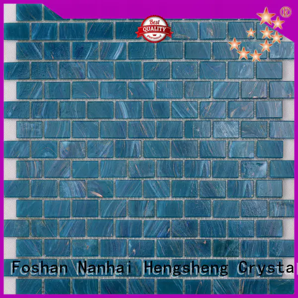 Heng Xing nm766 pool glass tile personalized for fountain