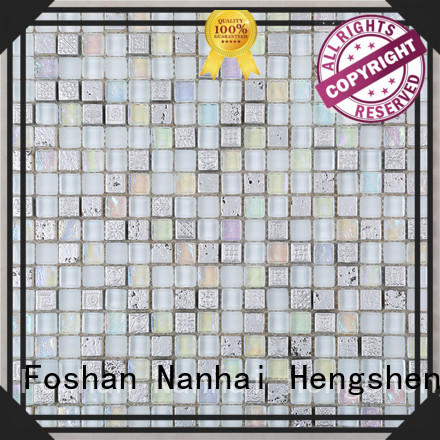 Heng Xing quality glass mosaic tiles Supply for backsplash