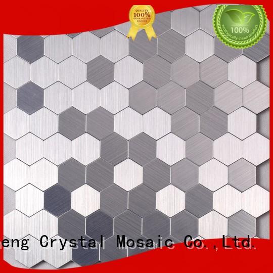 2x2 metal tile backsplash from China for kitchen