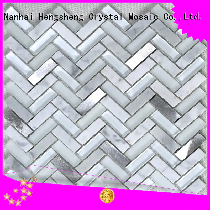 Heng Xing Top chevron tile backsplash Supply for kitchen