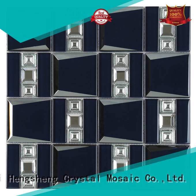 Heng Xing beveled slate mosaic tile factory for hotel